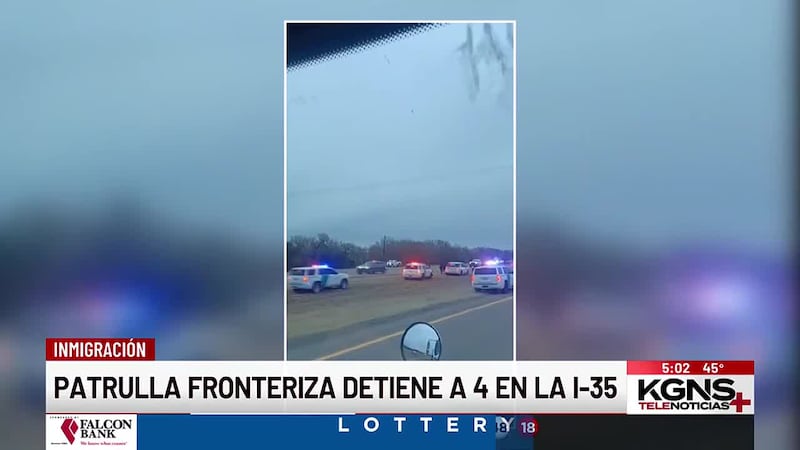 Patrulla Fronteriza detiene a 4 Indocumentados en la Carretera I-35