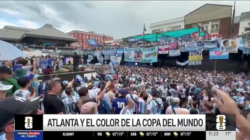 Atlanta y el color de la Copa del Mundo